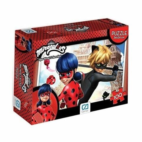 Miraculous Puzzle 100 Parça Ladybug