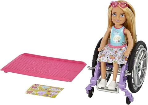 Barbie Chelsea Bebek ve Tekerlekli Sandalye HGP29
