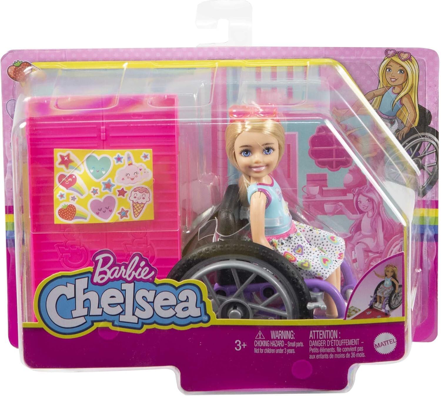 Barbie Chelsea Bebek ve Tekerlekli Sandalye HGP29