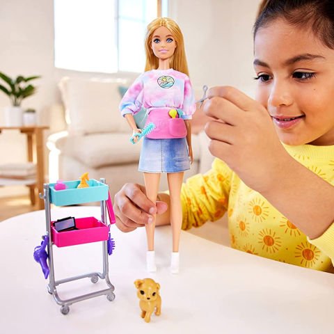 Barbie Stilist Bebekler Oyun Setleri HNK95
