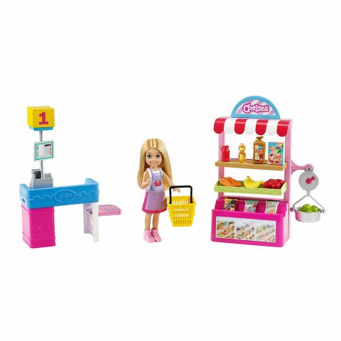 Barbie Chelsea Meslekleri Öğreniyor Market Çalışanı Oyun GTN67