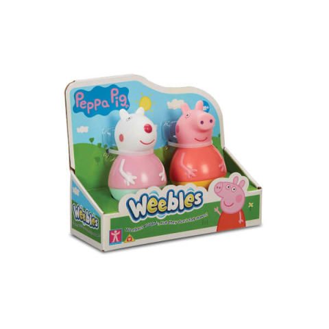 Weebles Peppa Pig 2li Paket WE000000 - Peppa Pig + Suzzy Sheep