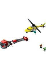 LEGO City Rescue Helicopter Transporter 60343