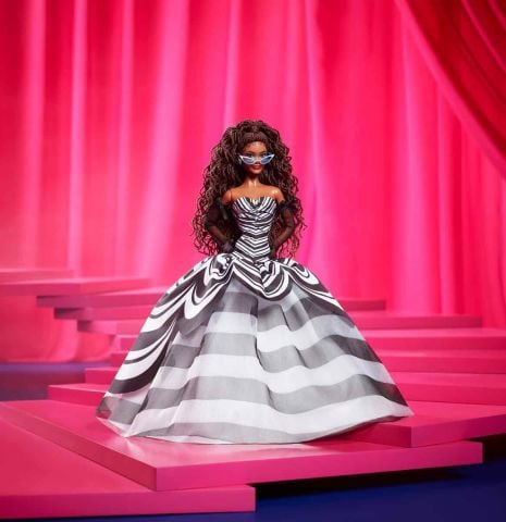 Barbie Mavi Safir 65. Yıl Dönümü Bebeği HRM59