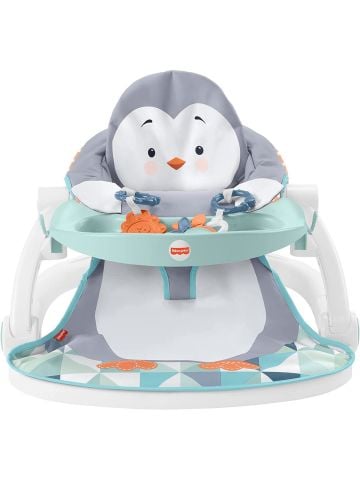 Fisher-Price Tepsili Ana Kucağı - Penguen Adası, Mama Tepsisi ve Oyuncakları ile Hayvan Temalı Taşınabilir Ana Kucağı HBF27