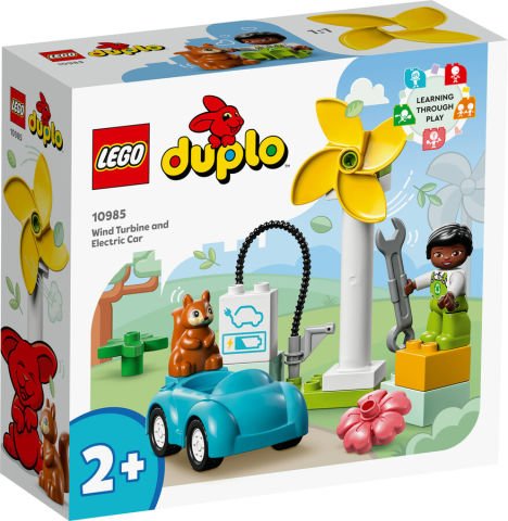 LEGO DUPLO Kasabası Rüzgar Türbini ve Elektrikli Araba 10985