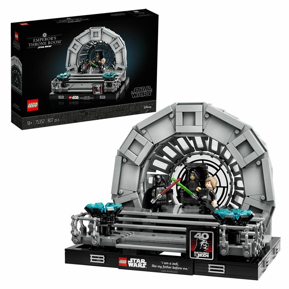 LEGO Star Wars  Emperor’s Throne Room Dioraması 75352