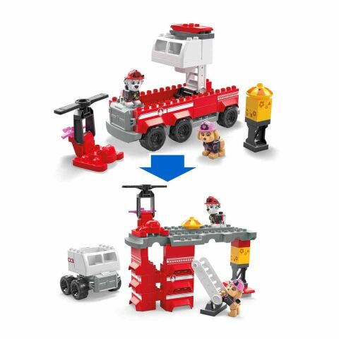 MEGA PAW Patrol Marshall'ın Büyük İtfaiye Aracı HHN05