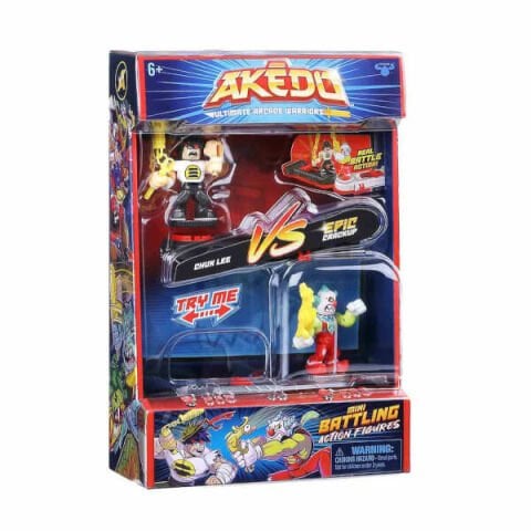 Akedo İkili Figür Paketi S1 AKE01000 - Chux Lee Vs Crackup