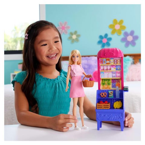 Barbie And Teresa Recipe For Friendship Malibu Markette Bebek Ve Oyun Seti JCT05