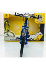 Mountain Bike Mavi 1:10 Ölçek Metal Model Oyuncak Bisiklet