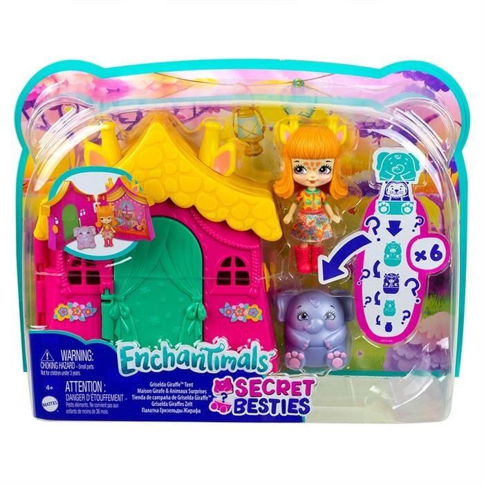 Enchantimals Secret Besties Bebek ve Ev Oyun Seti GTM46-HCF74
