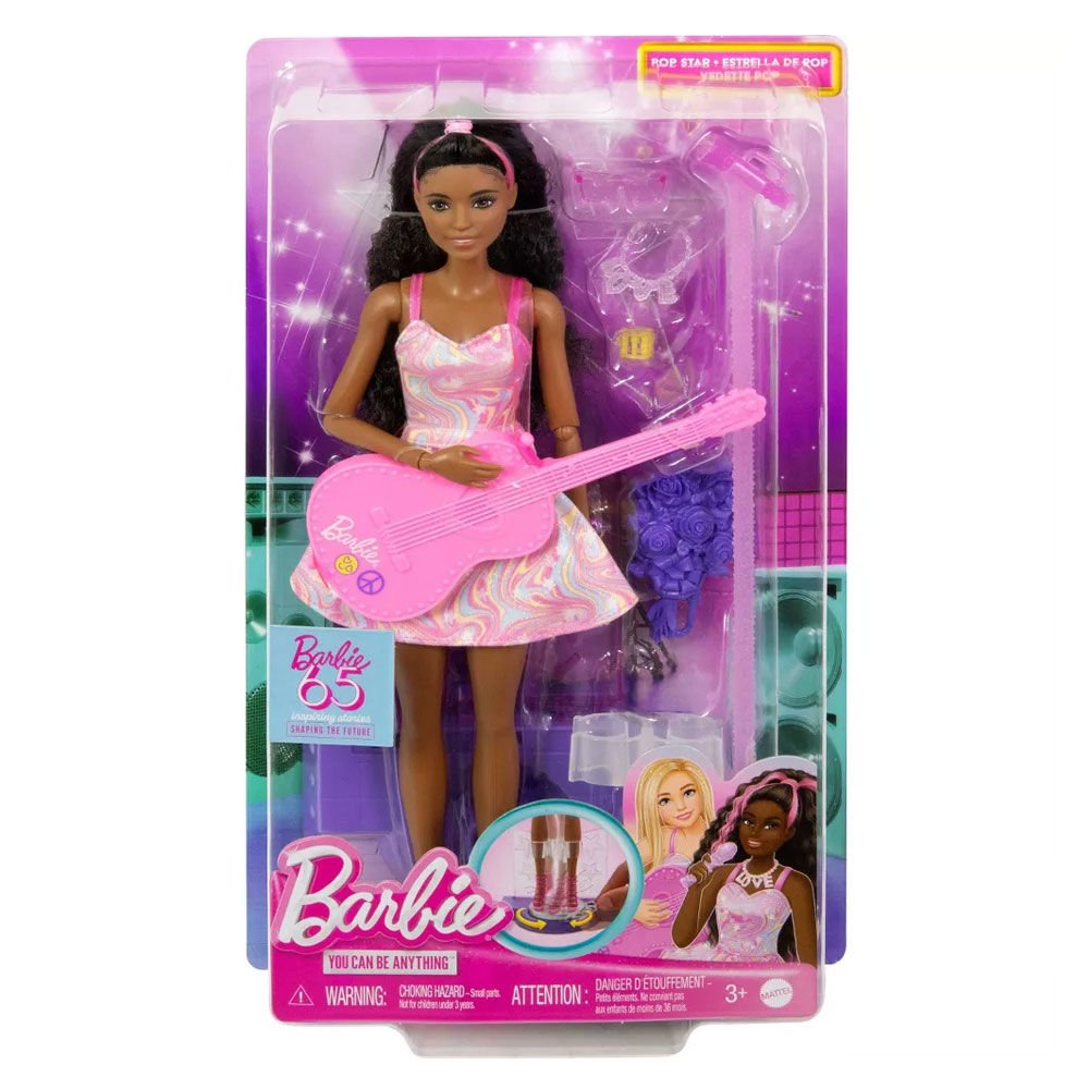 Barbie 65th Deluxe Kariyer Bebekleri Pop Yıldızı HRG43