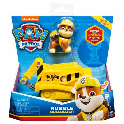 Paw Patrol Görev Aracı ve Kahraman Seti - Rubble