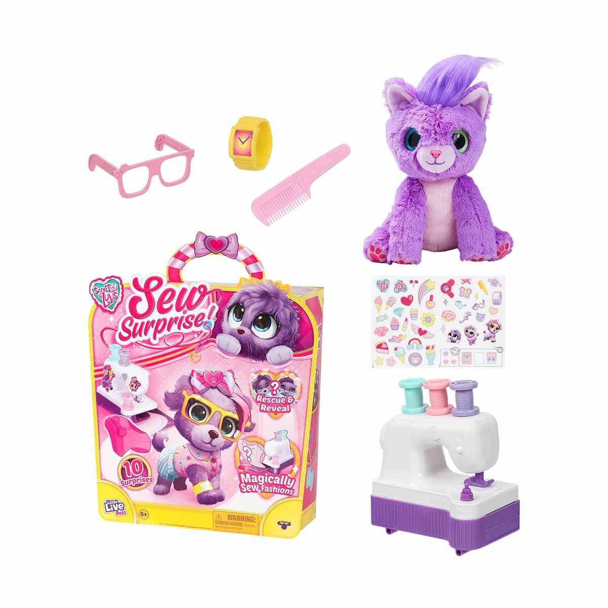 Scruff a Luvs Moda Oyun Seti CRU06000 - Mor
