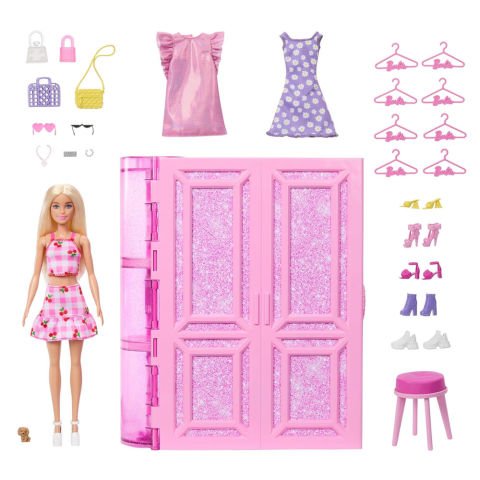 Barbie nin Rüya Gardrobu ve Bebek HXD58