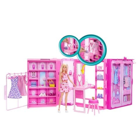 Barbie nin Rüya Gardrobu ve Bebek HXD58