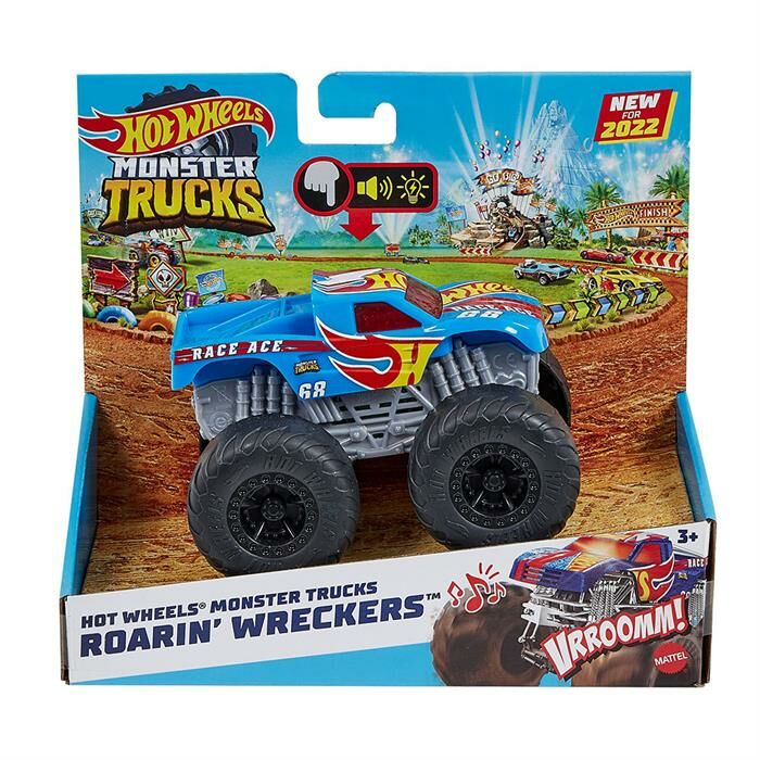 Hot Wheels Monster Trucks 1:43 Kükreyen Arabalar HDX60-HDX63