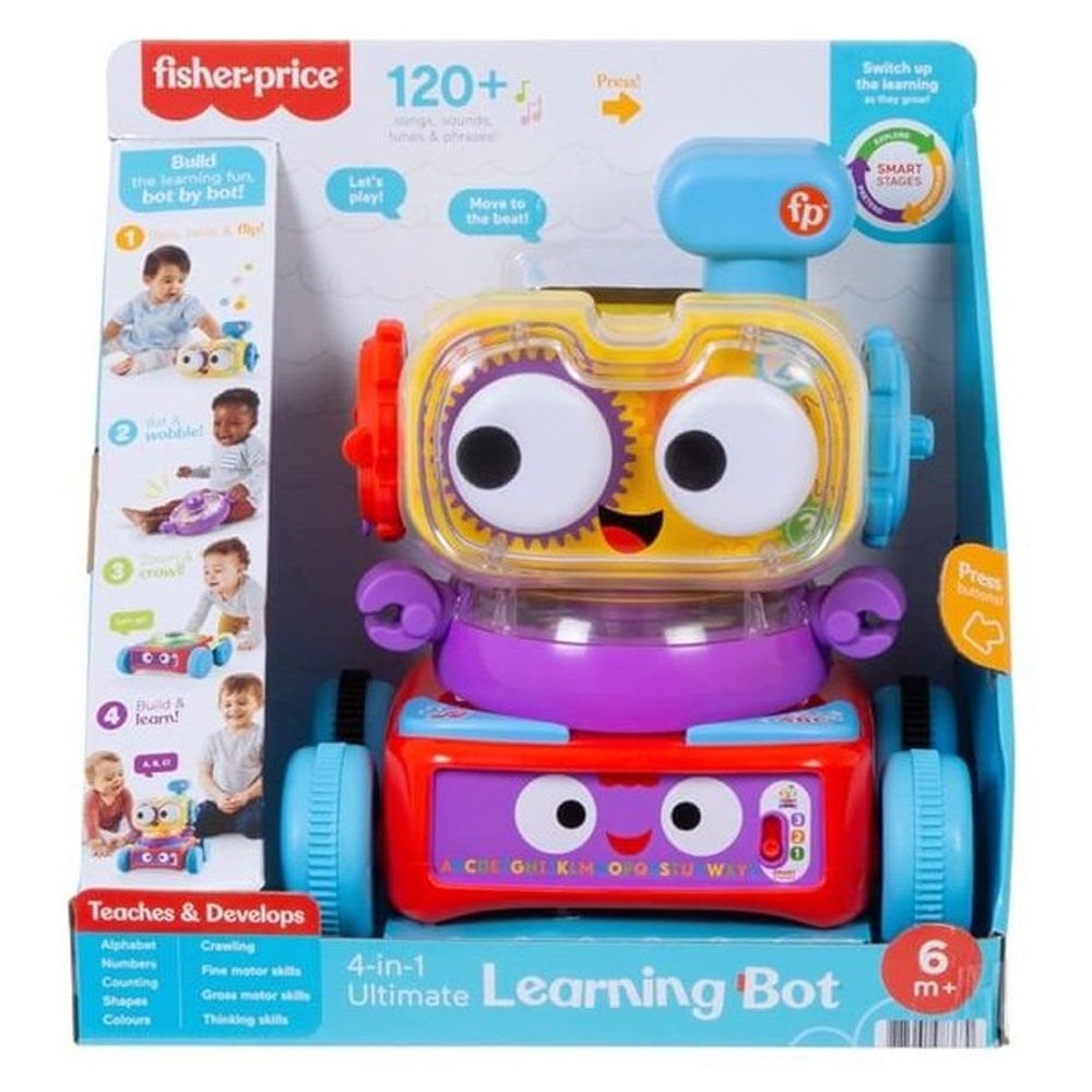 Fisher Price 4ü 1 Arada Eğlenceli Robot Türkçe İngilizce HCK43