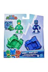 Pj Maskeliler 2'li Figür Ve Araç Seti Gekko-night Ninja F2649-F2841