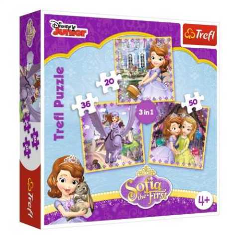 Trefl 3'lü Sofia And Her Friends Puzzle