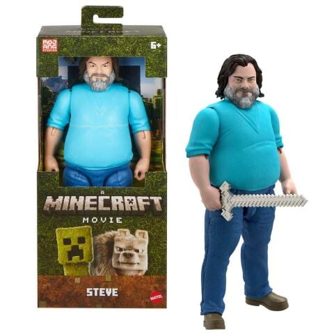 Minecraft Filmi Büyük Aksiyon Figürü 30 cm Steve JFR65 -JGG67
