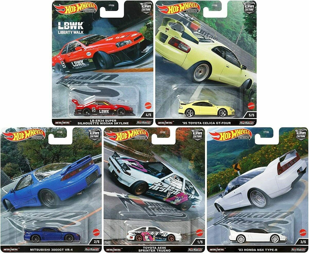 Hot Wheels Mountain Drivers 5'Li Set FPY86