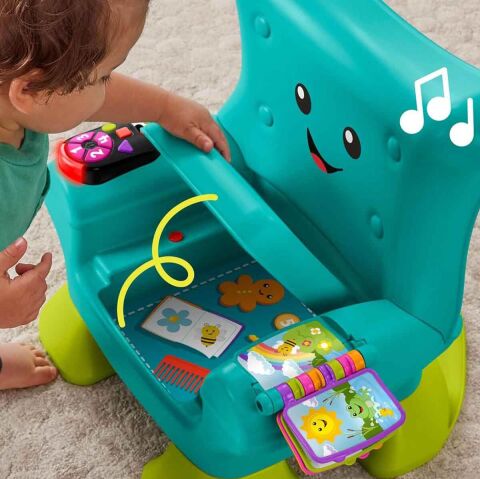 Sesli ve Işıklı Fisher Price Eğlen ve Öğren Yaşa Göre Gelişim İlk Koltuğum JGK94