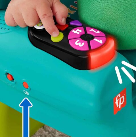 Sesli ve Işıklı Fisher Price Eğlen ve Öğren Yaşa Göre Gelişim İlk Koltuğum JGK94