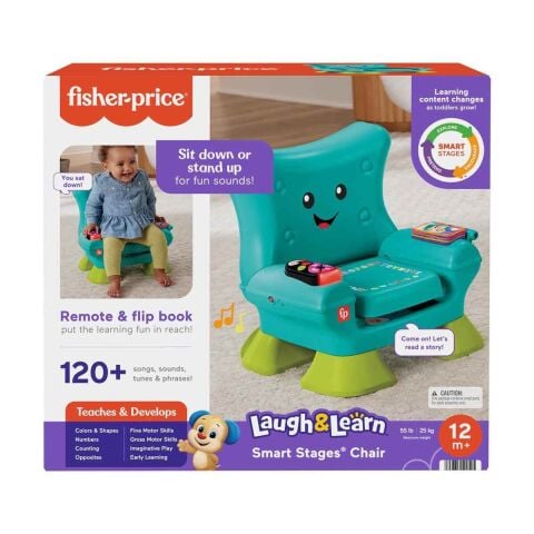 Sesli ve Işıklı Fisher Price Eğlen ve Öğren Yaşa Göre Gelişim İlk Koltuğum JGK94