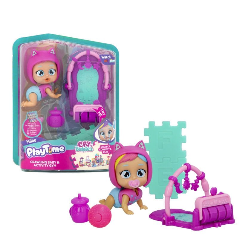 Cry Babies Play Time Mini Bebek ve Gym CYP04000
