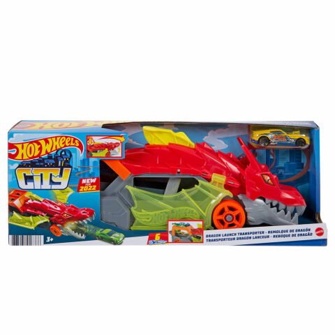 Hot Wheels Fırlatıcı ve Taşıyıcı Ejderha GTK42
