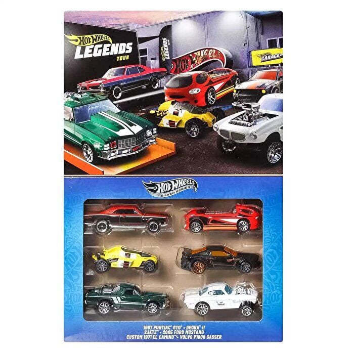1:64 Hot Wheels Efsane Temalı Çoklu Arabalar JBY78
