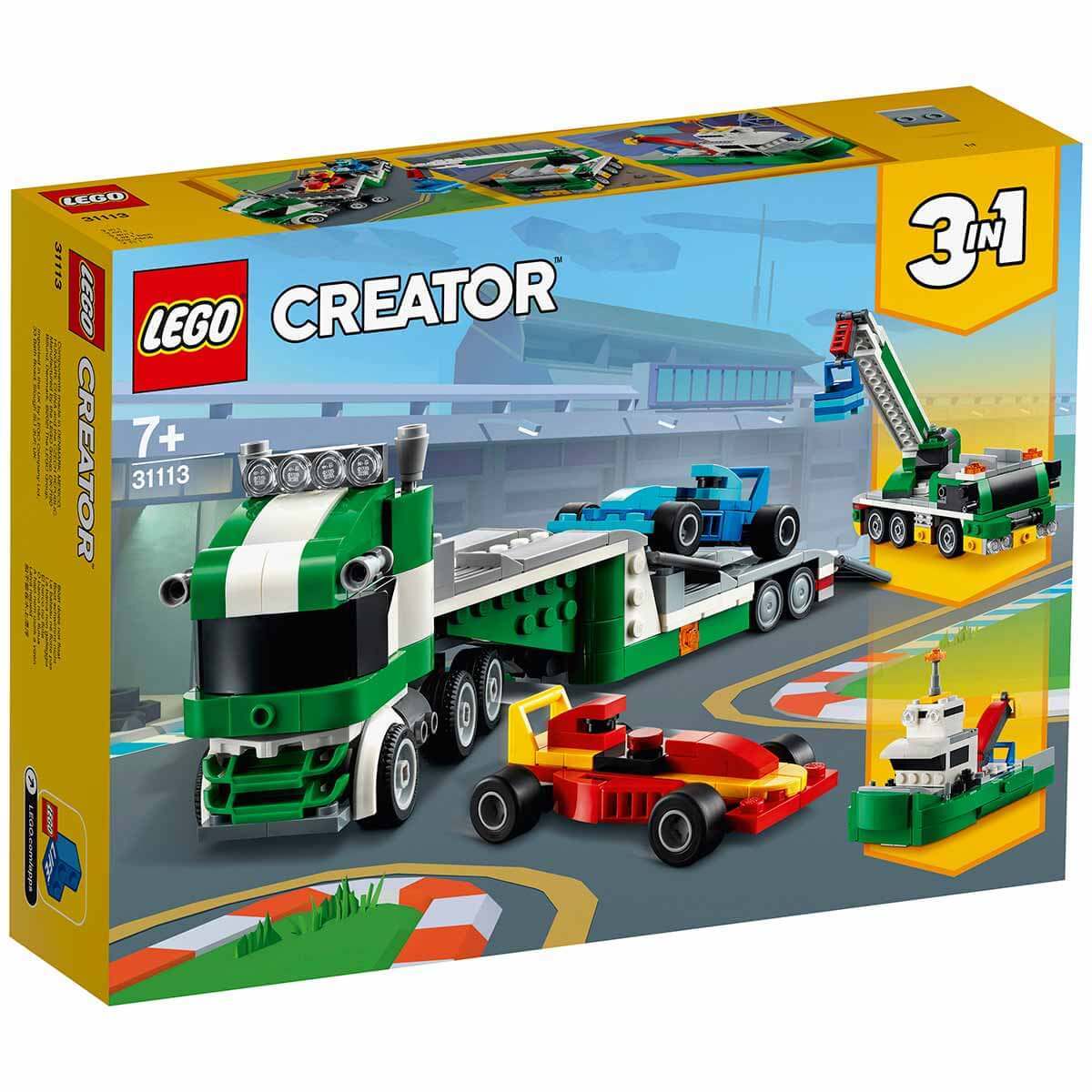 LEGO Creator 3'ü 1 Arada Yarış Arabası Taşıyıcı 31113