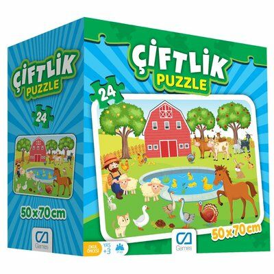 Ca Games Çiftlik Yer 24 Parça Çocuk Puzzle