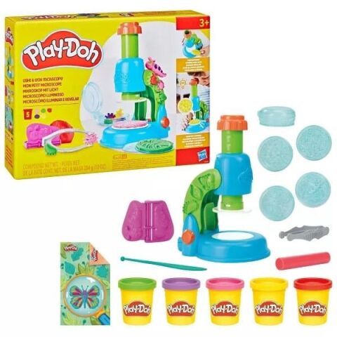 Play-Doh Işıklı Mikroskop Oyun Seti G0494