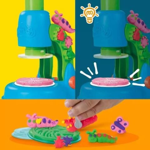 Play-Doh Işıklı Mikroskop Oyun Seti G0494