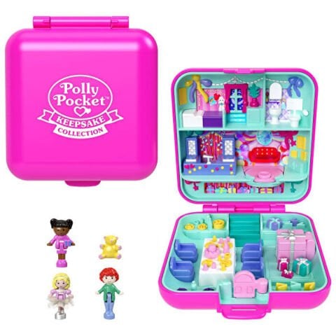 Polly Pocket Mattel'in 80. Yıl Dönümü Hatıra Koleksiyonu Oyun Seti JGK22