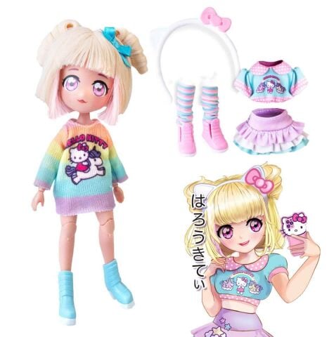 Hello Kitty Manga Bebek Fashion Unicorns Figür Seti HKTF2000