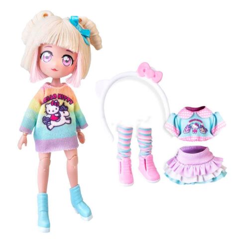 Hello Kitty Manga Bebek Fashion Unicorns Figür Seti HKTF2000