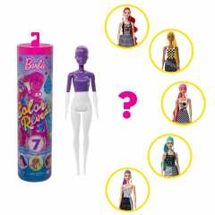 Barbie Color Reveal Renk Değiştiren Renk Bloklu Barbie Bebekler Seri 2 GWC56