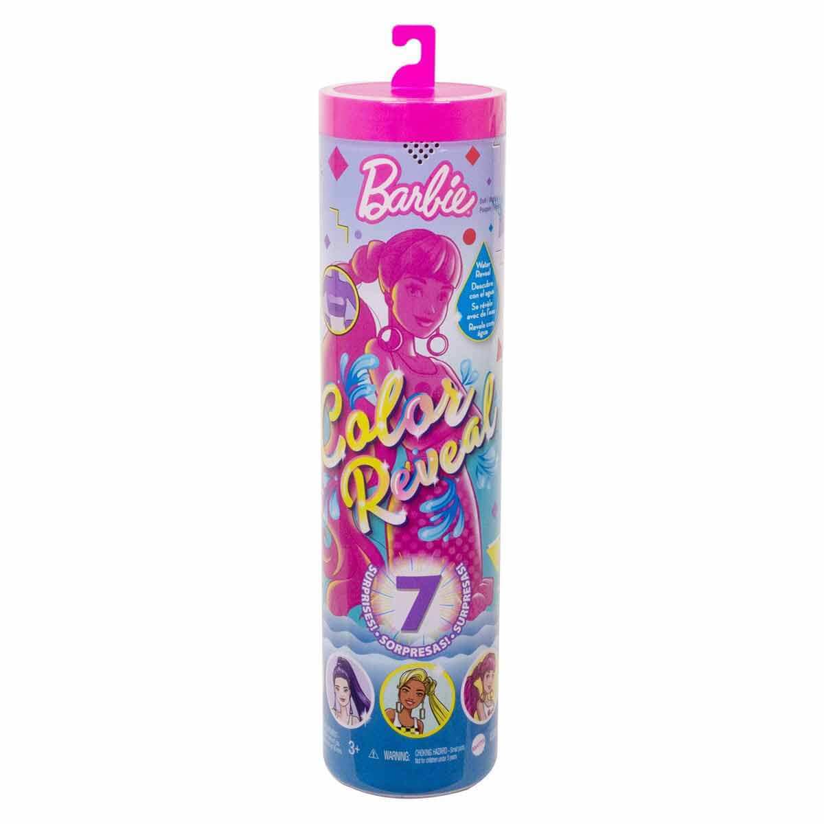 Barbie Color Reveal Renk Değiştiren Renk Bloklu Barbie Bebekler Seri 2 GWC56