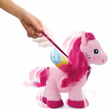 Barbie Yürüyen ve Kanat Çırpan Peluş Pegasus HPJ50
