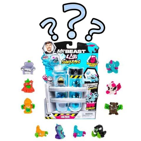 Mr.Beast Lab Swarms 5’li Sürpriz Figür Paketi S1 24708
