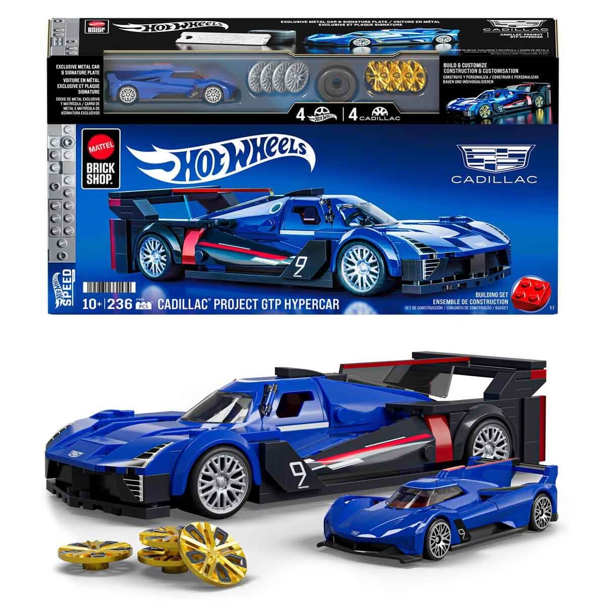 Hot Wheels Speed Serisi Cadillac Project GTP Hypercar Araba 236 Parça Yapım Seti JFR89