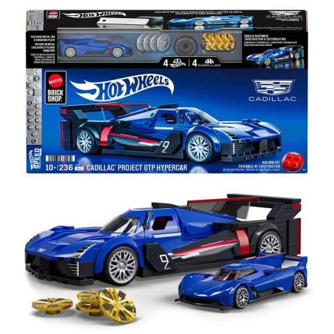 Hot Wheels Speed Serisi Cadillac Project GTP Hypercar Araba 236 Parça Yapım Seti JFR89