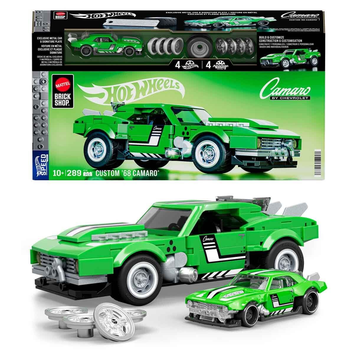 Hot Wheels Speed Serisi Custom'68 Camaro Araba 289 Parça Yapım Seti JFT16
