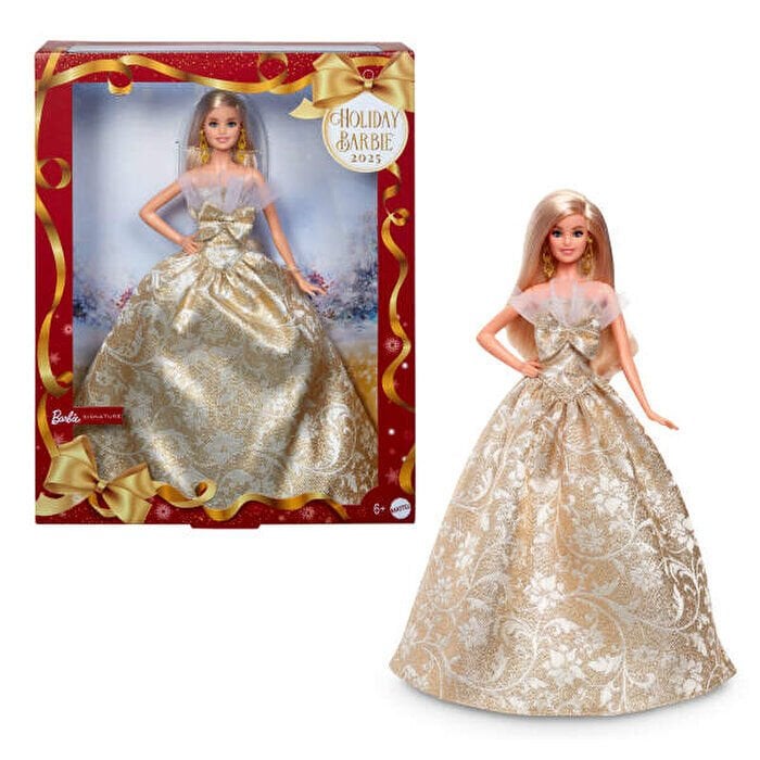 Barbie 2025 Mutlu Yıllar Bebeği Sarışın JBH95