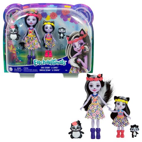 Enchantimals Kız Kardeş Bebekler Serisi HCF79-HCF82