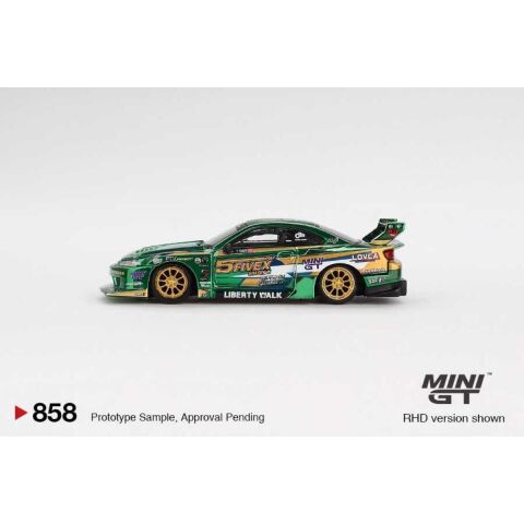 Mini GT 1/64 Nissan LB-Super Silhouette S15 SILVIA LBWK 2024 Fausto Racing - Blister Paket MGT00858-BL